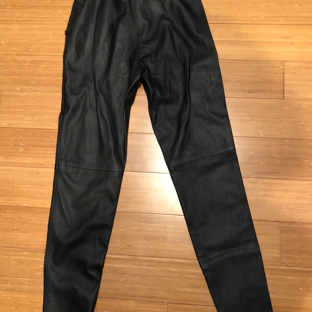 Zara leather pants